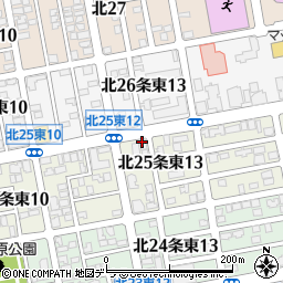 札幌楽サポ　鍼　灸整骨院周辺の地図