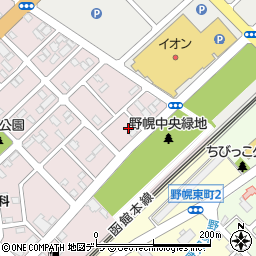 北海道江別市野幌町20-1周辺の地図