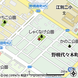 北海道江別市野幌代々木町65周辺の地図