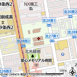 札幌運輸支局周辺の地図