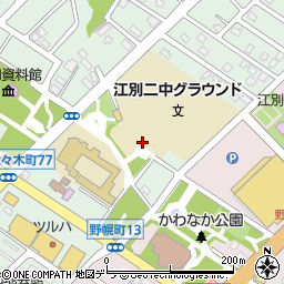北海道江別市野幌代々木町53周辺の地図