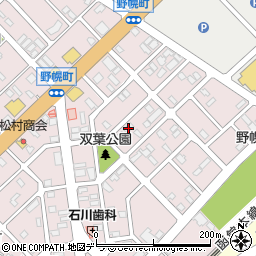 北海道江別市野幌町24-12周辺の地図