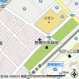 野幌ふじい歯科医院周辺の地図