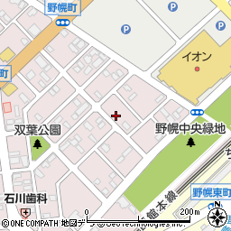 北海道江別市野幌町17-5周辺の地図