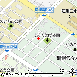 北海道江別市野幌代々木町66周辺の地図