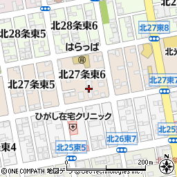 グランコート北２７条周辺の地図