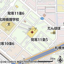 ワーカーズコープ札幌周辺の地図