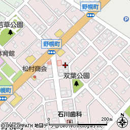 北海道江別市野幌町27-14周辺の地図