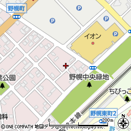 北海道江別市野幌町18-1周辺の地図