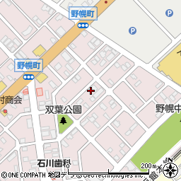 北海道江別市野幌町24-16周辺の地図