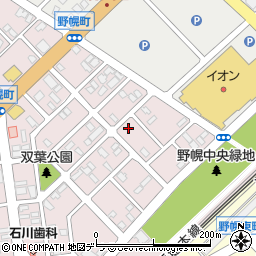 北海道江別市野幌町17-7周辺の地図