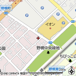 北海道江別市野幌町18-13周辺の地図