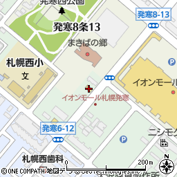 ジョリーパスタ札幌発寒店周辺の地図