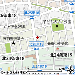 北海道札幌市東区北２５条東19丁目1-6周辺の地図