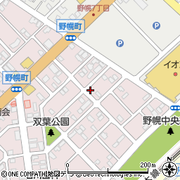 北海道江別市野幌町16-9周辺の地図