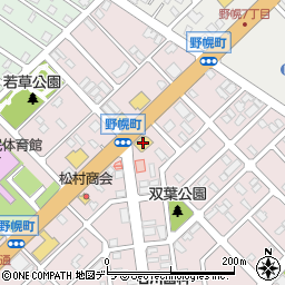 ロイヤルホスト江別店周辺の地図