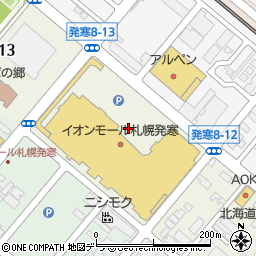 かかしイオンモール札幌発寒店周辺の地図