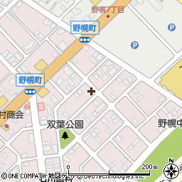 北海道江別市野幌町25-1周辺の地図