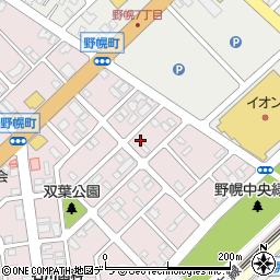 北海道江別市野幌町16-10周辺の地図