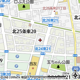 東苗穂訪問看護ステーション周辺の地図