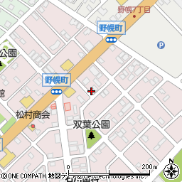 北海道江別市野幌町26-6周辺の地図