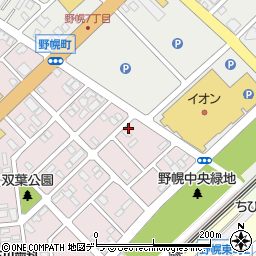 北海道江別市野幌町18-17周辺の地図