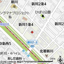 第５慶新荘周辺の地図