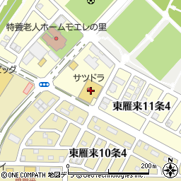 肉香房龍　東雁来店周辺の地図