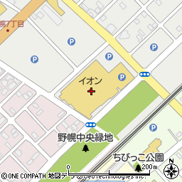 ハニーズ江別イオン店周辺の地図