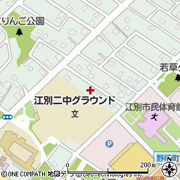 北海道江別市野幌代々木町52周辺の地図