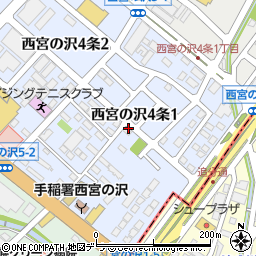 株式会社日本ハウスホールディングス　小樽支店・宮の沢展示場周辺の地図
