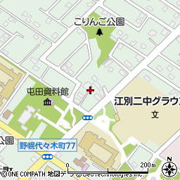 北海道江別市野幌代々木町37周辺の地図