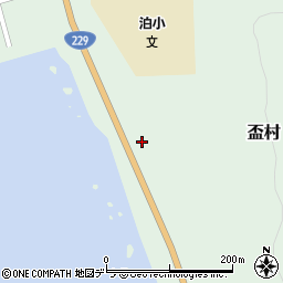 北海道古宇郡泊村盃村139周辺の地図