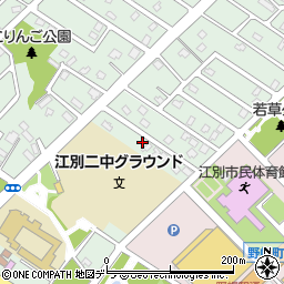 北海道江別市野幌代々木町52-6周辺の地図