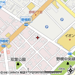 北海道江別市野幌町15-2周辺の地図