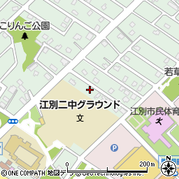 北海道江別市野幌代々木町52-5周辺の地図