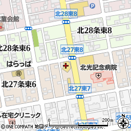 札幌日産北光店周辺の地図