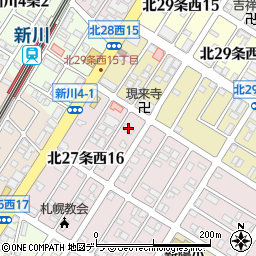 ティアラ札幌周辺の地図