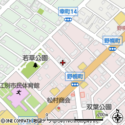 北海道江別市野幌町5-1周辺の地図