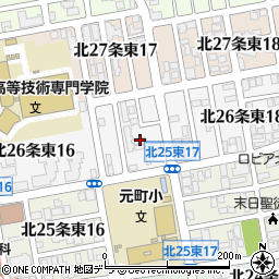株式会社宮入バルブ製作所　札幌営業所周辺の地図