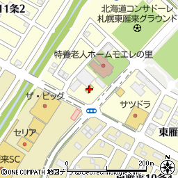 セブンイレブン札幌東雁来１１条店周辺の地図