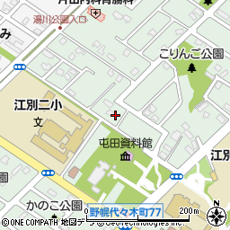 北海道江別市野幌代々木町35周辺の地図