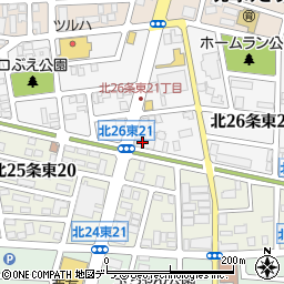 イコマ北海道株式会社　本社周辺の地図