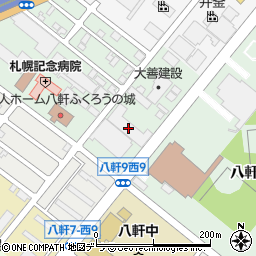 北日本フード株式会社　物流センター周辺の地図