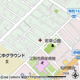 北海道江別市野幌代々木町48-6周辺の地図