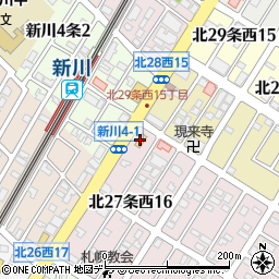 セイコーマート北２７条西店周辺の地図