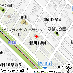新川連合町内会周辺の地図