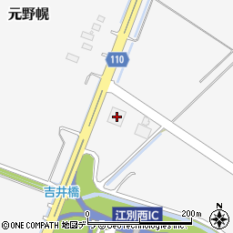 北海道江別市元野幌1118周辺の地図