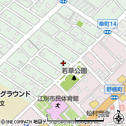 北海道江別市野幌代々木町47-7周辺の地図