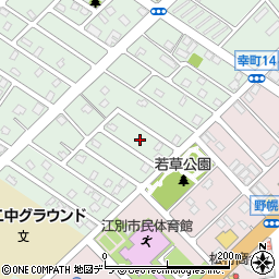 北海道江別市野幌代々木町47周辺の地図